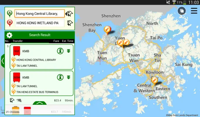 HKeTransport android App screenshot 7